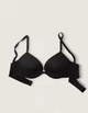 Бюстгальтер Victoria's Secret Pink Super Push-Up Bra черный кружевной 32A - изображение 1