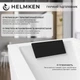 Ванна акриловая Helmken Luna 160x70 см (069M79A764) комплект 2 в 1: прямоугольная ванна, Черный подголовник - изображение 14