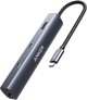 Хаб Anker 543 USB-C Hub (6-in-1) універсальний USB-хаб на 6 портів з Ethernet та 4K HDMI, Grey - зображення 1