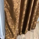 Стильные готовые однотонные шторы жаккард "песок" ALBO Кофейные, модные портьеры в гостиную, спальню - изображение 6