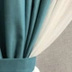 Красивые шифоновые гардины для кухни, спальни оптом ALBO 400x170 cm Бирюза (KU-PK-100) - изображение 6