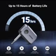 Адаптер Ugreen Bluetooth 5.3 Приемник Hi-Res 3.5мм minijack AUX-Type-C Кодеки AAC, SBC Стерео с Аккумулятором на 15 часов Два подключения одновременно Серый - изображение 2