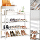 Полиця для взуття на 5 секцій Storage Shoe Rack біла - зображення 1