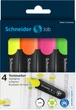 Набор маркеров текстовых Schneider Job 150 1-4.5 мм в блистере 4 шт (S1500**) - изображение 1