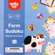 Gra planszowa Tooky Toy Sudoku dla dzieci wersja farma (6970090041099) - obraz 5