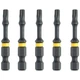 Набір біт DeWALT IMPACT TORSION, ударні, Torx, T25, L=57 мм, 5 шт (DT7396T) - зображення 2