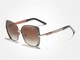 Женские поляризационные солнцезащитные очки KINGSEVEN N7011 Brown - изображение 3
