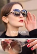 Женские поляризационные солнцезащитные очки KINGSEVEN N7011 Brown - изображение 7