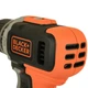 Шуруповерт Black&Decker 18 В, 1.5Ah, 45 Нм,0-360/0-1400 об/хв, 21000 уд/хв, 1.3 кг (BCD003C1) - зображення 3