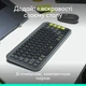 Комплект Logitech POP Icon Combo Bluetooth UA Graphite (920-013156) - изображение 10