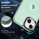 Чохол ударостійкий матовий WAVE Premium Matte Insane Case with MagSafe для Apple Iphone 14 Pro Mint - зображення 2