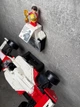 Настінне 3D Кріплення для Фірмового конструктора Icons McLaren MP4/4 Ayrton Senna Айртон Сенна (10330) з додатковим кріпленням для міні-фігурки та Таблички - Чорне - зображення 2