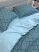 Комплект постельного белья Ecotton Полуторный 150х215 см Green Полисатин (24558_000) - изображение 4