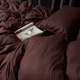 Набор наволочек Moon&Star Warm Espresso Satin Stripe 60x60 см 2 шт (MS-840001270) - изображение 3