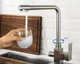 Смеситель для кухни на две воды WEZER PRO4C-02 нержавеющая сталь - изображение 2