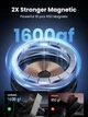 Беспроводное автомобильное зарядное устройство UGREEN W708 Magsafe Qi2 15W держатель для телефона на вентиляционную решетку 15Вт, iPhone 16/16 Plus 15/15 Plus/15 Pro/15 Pro Max/14/13/12 Black (35970) - изображение 5