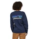 Свитшот Patagonia Logo Uprisal Crew Sweatshirt L Темно-синий (NENA39657) - изображение 7