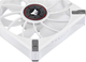 Вентилятор Corsair ML120 LED ELITE Red Premium 120mm PWM Magnetic Levitation Fan White (CO-9050126-WW) - зображення 8