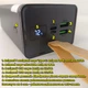 УМБ XO PR130 40000 mAh (2xUSB+Type-C+microUSB) с фонарем, ремешком Быстрая зарядка Power Bank Черный - изображение 2