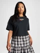 Футболка хлопковая короткая женская Converse Tlmn Vday Crop Os Tee 10028306-001 L Black с принтом (194435447810) - изображение 1