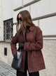 Піджак жіночий із еко-замші на весну, літо, осінь Helper шоколад S - изображение 2