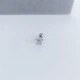 Серьга штанга для пирсинга уха, хряща, хеликса DeKolie MK1197-9 серебряный - изображение 4