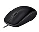 Комп'ютерна миша Logitech B110 Silent, Black, USB, оптична, 1000 dpi, 3 кнопки, 1.8 м - зображення 2