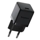 Сетевое зарядное устройство Baseus P10111602113-00 Palm Fast Charger 1C 20W EU с поддержкой (Quick Charge 3.0, PD) Black - изображение 4