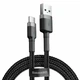 Кабель Baseus Cafule Cable USB Type-C 3A 1m Gray+Black - зображення 1