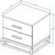 Тумба LofTerno Head Asсet 480x425x450 Дуб Барокко янтарный (AS15080000030) - изображение 3