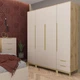 Пенал LofTerno Head 1 Swan (левый) 500x2300x600 Каталонский желтый (105100105) - изображение 3