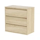 Комод LofTerno Head 3 Light 790x800x420 Дуб сонома - изображение 1