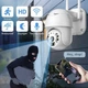 Вулична смарт камера відеоспостереження PTZ Q97 WIFI 4MP Поворотна водонепроникна IP камера - зображення 4