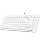 Игровая Клавиатура AJAZZ AK820 WHITE Проводная Механическая с Поддержкой HOT-SWAP Blue Switch - изображение 1