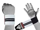 Бинти для зап'ясть (кистьові бинти) RDX W2 Gym Wrist Wraps BLACK/WHITE PLUS (WAH-W3W+) - зображення 2