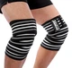 Бинты на колени Power System PS-3700 Knee Wraps Grey/Black (пара) (PS-3700_Grey-Black) - изображение 4
