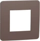 Рамка 1-постовая Schneider Electric Unica New Шоколад/Антрацит (NU280217) - изображение 1