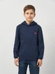 Детское худи для мальчика Levi`s Lvb Mini Batwing Hoodie 9EL452-C8D 134-140 см Нави (3666643114299) - изображение 1