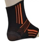 Бандажі на гомілкостоп Power System PS-6022 Ankle Support Evo Black/Orange XL (пара) (PS_6022_XL_Black/Orange) - зображення 6
