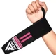 Бинты для запястий (кистевые бинты) RDX GYM WRIST WRAP R11 BLACK/PINK (WAH-WR11BP) - изображение 3