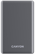 УМБ Canyon OnPower 505 slim Magsafe 5000 mAh PD20W Dark Grey (CNS-CPB505DG) - зображення 1