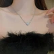 Серебристый Кулон подвеска в форме сердца украшенный камнями в подарочной коробке романтический подарок для особенных моментов - изображение 8