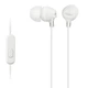 Наушники проводные Sony In-ear MDR-EX15AP 3.5 mini-jack с микрофоном 1.2м Белый (MDREX15APW.CE7) - изображение 1