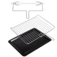 Електрична духовка Adler AD 6028 з конвекцією та функцією Rotisserie 60L Black - зображення 10