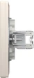 Розетка компьютерная Schneider Electric Asfora RJ45 6 категория UTP Кремовая с рамкой (EPH4700123) - изображение 4