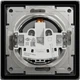 Розетка Schneider Electric Asfora 220 В, IP44 с защитной крышкой, со шторками Антрацит (EPH3100371) - изображение 7