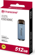 Dysk SSD Transcend ESD300C 512 GB USB-C 3.2 Gen 2x1 3D NAND Sky Blue (TS512GESD300C) - obraz 7