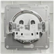 Розетка Schneider Electric Asfora без заземляющего контакта Белая с рамкой (EPH3000121) - изображение 7