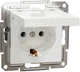 Розетка Schneider Electric Asfora с заземлением и крышкой Белая без рамки (EPH3170121) - изображение 1
