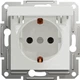 Розетка Schneider Electric Asfora с заземлением и крышкой Белая без рамки (EPH3170121) - изображение 6